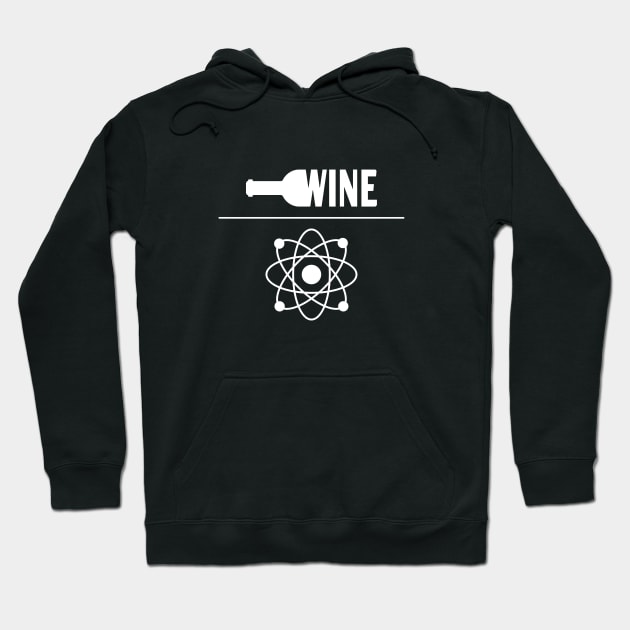 Wine Over Matter Hoodie by Winey Parent